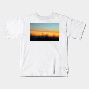 North Carolina Mountain Sunset Kids T-Shirt